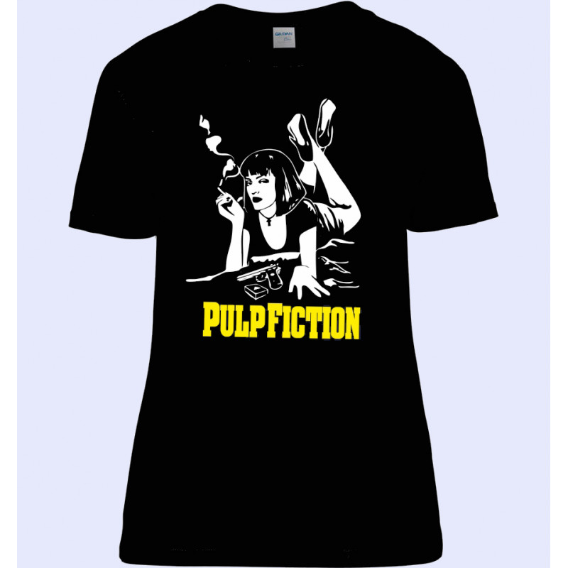 CAMISETA MUJER PULP FICTION